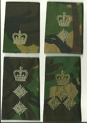 UK British Army Surplus Desert DPM Major Rank Slide SG Uniform Dress DDPM