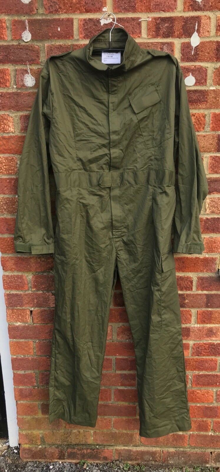 Details about  / Unisex Vintage British Army Workwear Overalls Jumpsuit Boiler Suit Green S M L